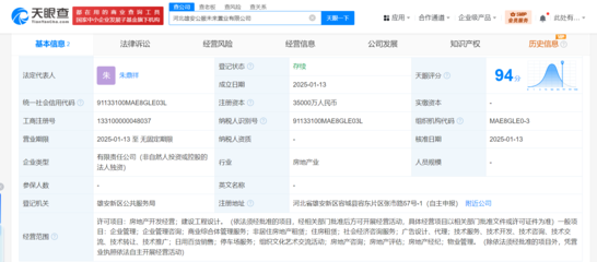 雄安集团成立未来置业公司